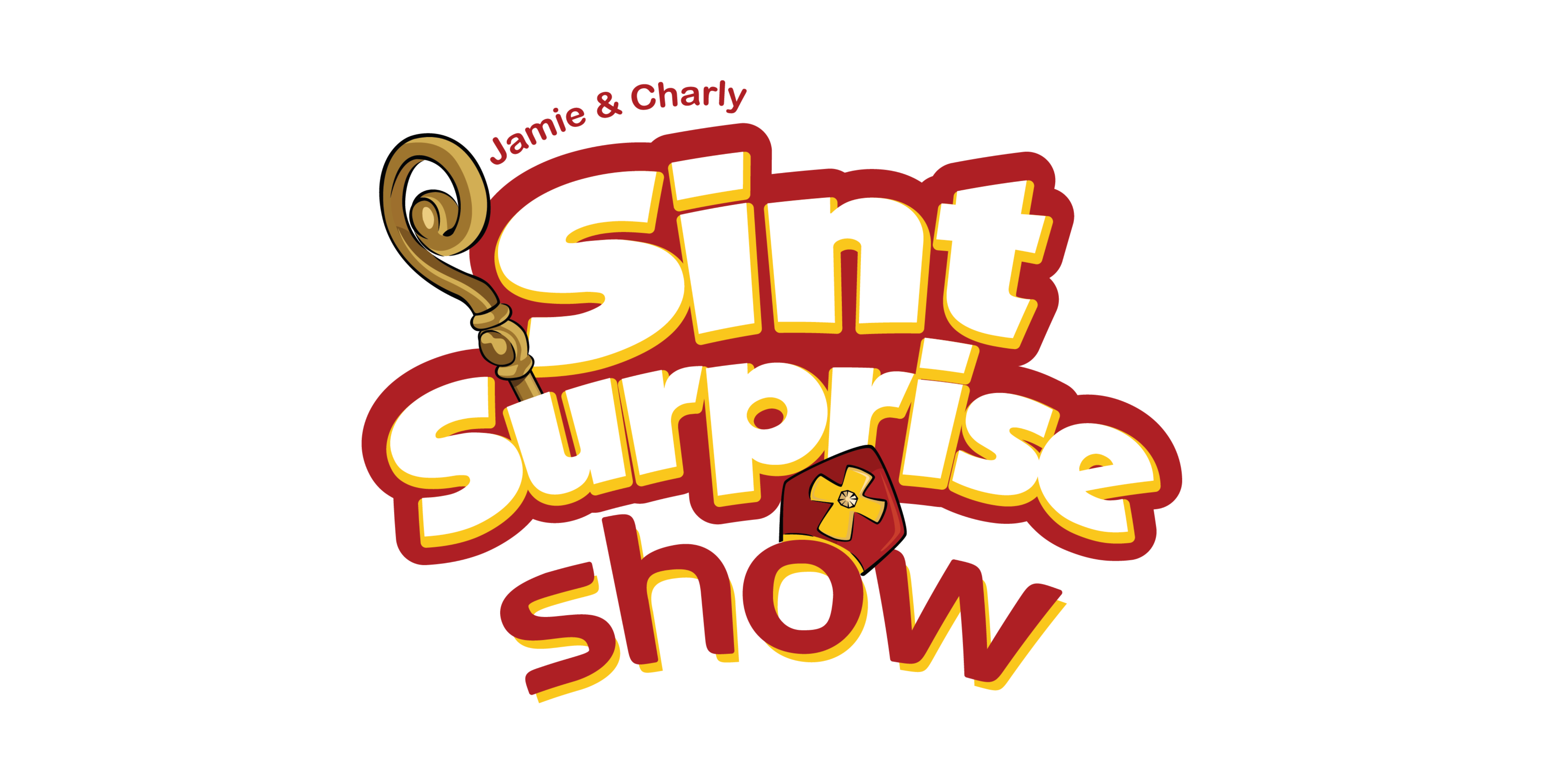 Sinterklaasshow Jamie Charly Sint Surprise kindershow logo